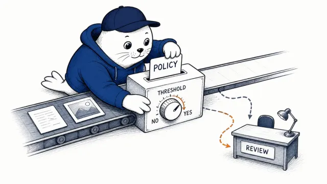 Mistral Shieldstral changes policy without retraining. The threshold is still yours