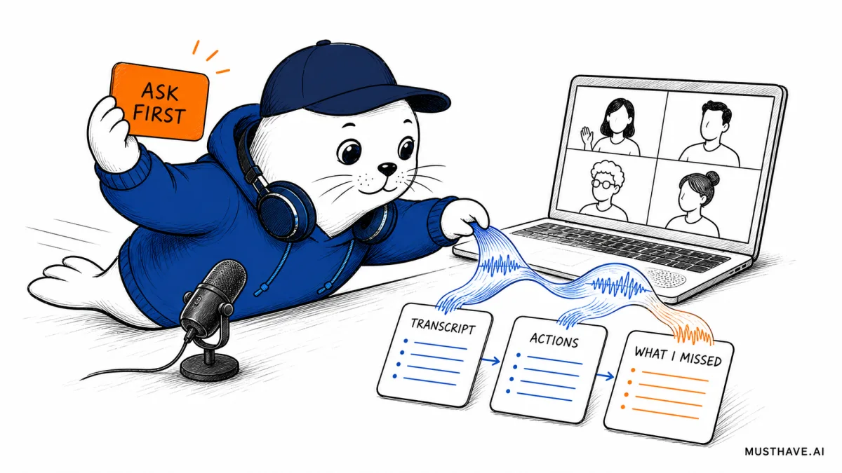 Wispr Flow Notetaker records without a bot. That makes consent your job