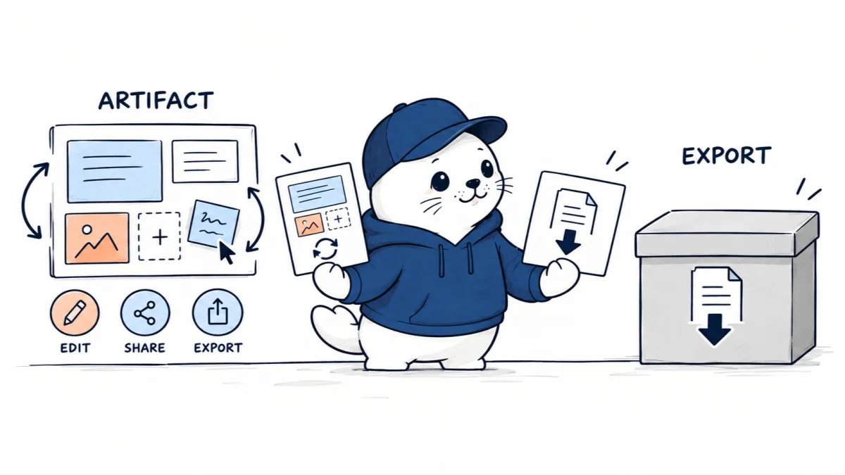 MustHave.ai Seal compares an editable Claude artifact with an exported office file