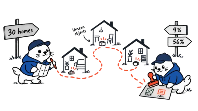 Figure Helix 2.5 Reaches 56% in 30 Unseen Homes, but Zero-Shot Needs Context