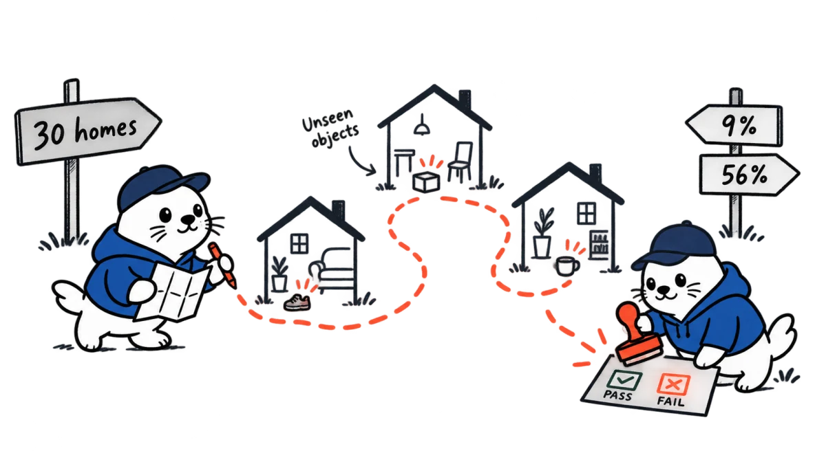 Figure Helix 2.5 Reaches 56% in 30 Unseen Homes, but Zero-Shot Needs Context